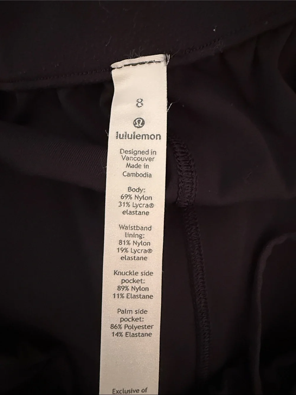 lululemon athletica Black Drawstring Jogger Pants